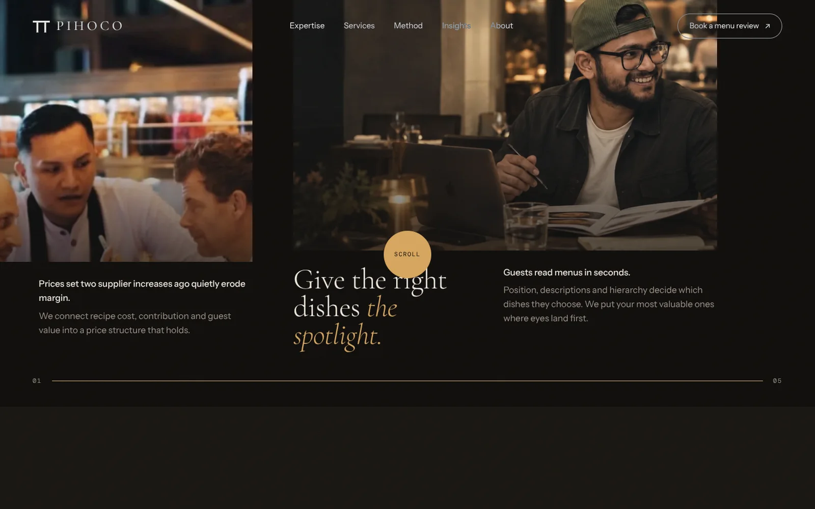 PIHOCO website screen 3